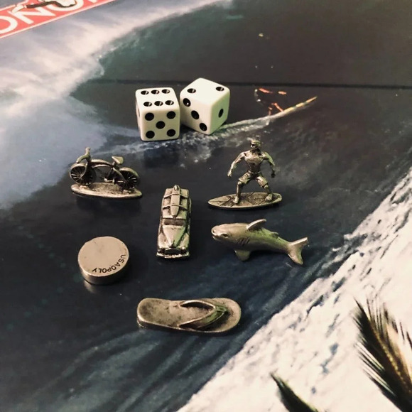 2003 Monopoly Surfing Edition Board Game Complete - Picture 7 of 16